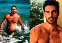 ¡Cuerpoooooo! Captan al actor Michele Morrone mostrando sus atributos michele morrone